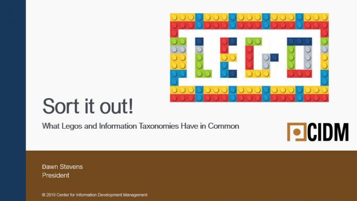 Sort it out! The Lego Approach to Classifying Content