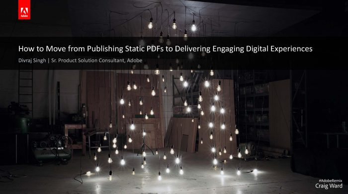 How to Move from Publishing Static PDFs to Delivering Engaging Digital Experiences