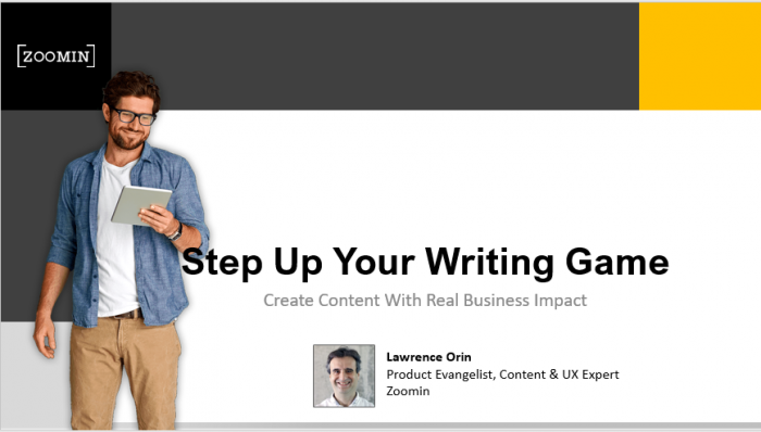 Step up Your Writing Game: Create Content With Real Business Impact