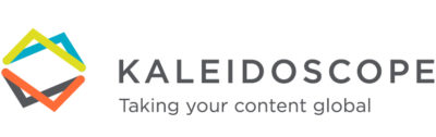 colorful box next the words Kaleidoscope - Taking your content global