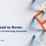 Title slide of webinar white background and 3D chain links