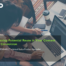 Title slide with picture of person on laptop