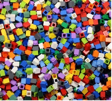 photo of multicolored Legos