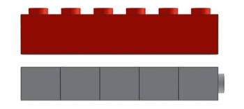 Photo of 2 long narrow Legos